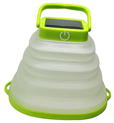Toyvian Faltbare Solarlampe Für Outdoor Aktivitäten Wiederaufladbare LED Zeltlampe Mit USB Und Campingbeleuchtung Für Notfälle Und Angeln Und Tragbar