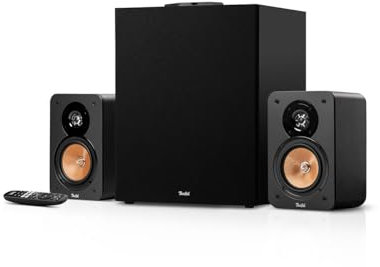 Teufel Ultima 20 Concept Power Edition - 2.1 Soundsystem, Komplettsystem Heimkino mit integriertem AV-Receiver, Bluetooth, Dolby Audio, USB-C-Soundkartenfunktion, HDMI ARC CEC (Schwarz)