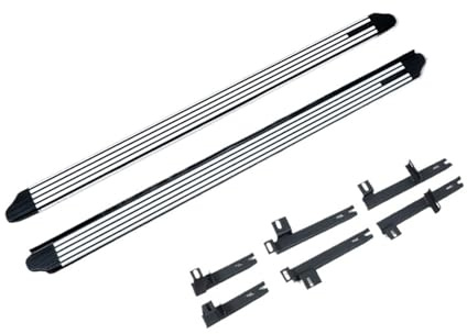 Trittbretter für seitliche Stufen, kompatibel mit VW Transporter/Multivan/Caravelle T5 T6 2008–2021, Tragkraft 300 kg(Model short)