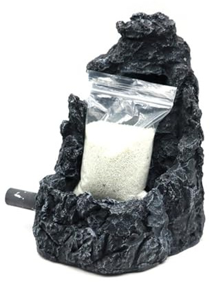 Résine facile à assembler, décoration de cascade de sable pour aquarium, améliorant les flux d'eau naturels pour le bien-être des poissons
