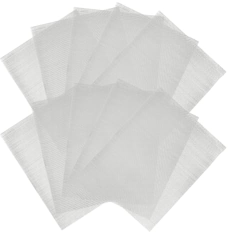 PACKOVE Treillis Soudé 10 Pièces en Acier Inoxydable pour Réparation Plastique Pare-Chocs Voiture et Renfort Maille Métallique pour Kayak et Véhicule Utilitaire