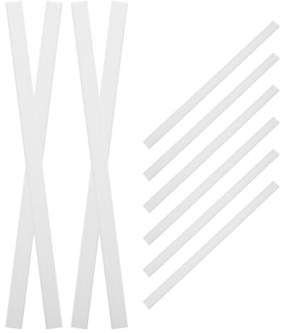 LIGIGWASH Lot de 10 Étuis de Sécurité Universels pour Couteaux, Protège-lames en Pvc Blanc Petit Format, Étuis de Rangement Cuisine, Protection Optimale des Lames Dentelées,