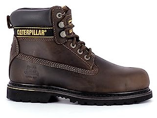 Cat Footwear Holton Sb, Herren Arbeits- und Sicherheitsschuhe S1, Braun (Dark Brown), 44 EU