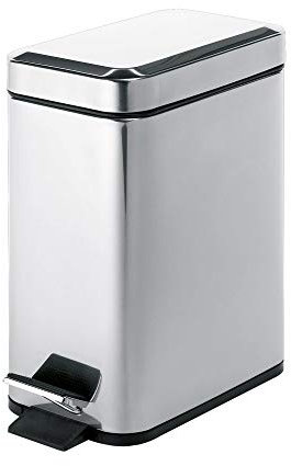 Gedy - Papelera Rectang.Argenta 5L (29091300000)