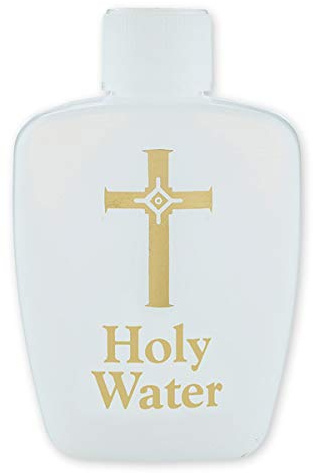 Two Oz. Holy Water bottle with screw top lid by Religious Gifts