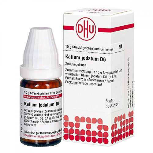 DHU Kalium jodatum D6 Streukügelchen, 10 g Globuli