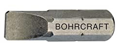 BOHRCRAFT Bit-Einsatz Code 6100 1/4sechskant 6,0 x 1,0 x 25 mm Schlitz