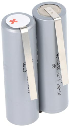 Batterie compatible avec pour tondeuse cheveux 2,4 V NiMh Mignon AA 2200 mAh