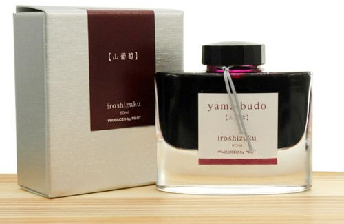 Pilot INK-50-YB Iroshizuku Fountain Pen Ink - 50ml Bottle - Yama Budo Wild Grapes (Bordeaux) (Japan Import)