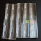 Pack of 5 Transparent Clear Plastic Acrylic 200mm Continuous Piano Hinge Hinges