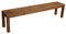 DEGAMO Hockerbank Bonita 4-sitzer 190cm ohne Rückenlehne, Eukalyptus Hartholz, FSC®-Zertifiziert