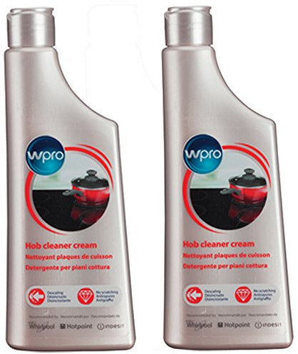 Wpro Dégraissant Nettoyant Crème pour Daewoo Induction, céramique et verre plaque en verre (250Ml, Lot de 2)