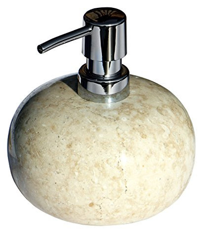 Schöner Marmor SEIFENSPENDER beige Bad Badezimmer Seife03