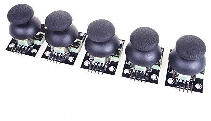 ANGEEK 5 STK. KY-023 PS2 Joystick Breakout Modul Spiel Rocker Sensor-Schild XY-Achse für Arduino
