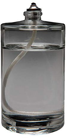 4 Stück Nachfüllbare Öllampe aus Glas 100 ml | Petroleumlampe | Glaskerzenhalter | Garten Haushalt Dekoration | Öllampe für drinnen | Home Notbeleuchtung