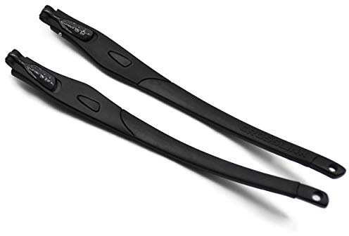 SOODASE Negro Patas de gafas de repuesto por Oakley Crosslink Montura de Gafas graduadas