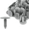 X AUTOHAUX 40pcs 8mm Trou Diamètre Plastique Boulons Rivets Garniture Panneau Clips Gris pour Voiture