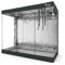 RoyalRoom® - Growzelt 240x120x180 cm - Indoor Gewächshaus - Starker Bezug, Waschbar, Lichtdicht - Rohrstärke 19 mm, Robuster Reißverschluss - Growbox, Grow Tent, Grow Zelt, Grow Box, Pflanzzelt C240SM