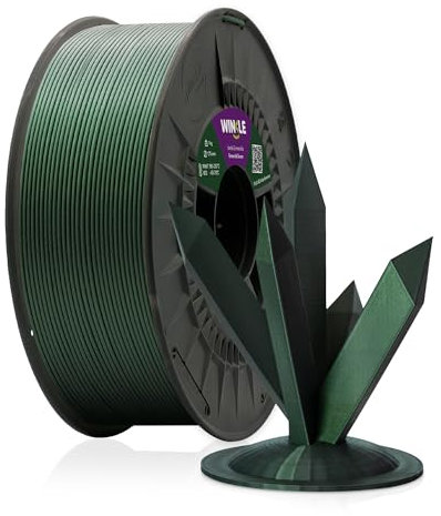 WINKLE PLA HD Interferenz Filament 1.75mm Smaragdgrün, 300g Spule, 3D Drucker Filament Kompatibel mit FDM Druckern, 3D-Druckmaterialien, Maßgenauigkeit +/- 0.05mm, Leicht zu Bedrucken