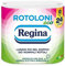 Regina Rollen Eco Toilettenpapier, 8 Maxi-Rollen, 500 Blatt, 2-lagig, länger als doppelt so lange wie normale Rollen, Verpackung aus recycelbarem Papier, 100% FSC-zertifiziert