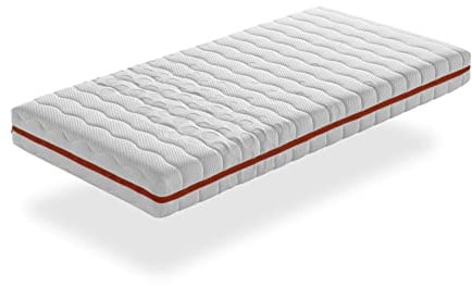 DORMISSIMO Matratze 90x200 KINDERDORMISSIMO Matratze Hohe 18 cm ZAFIR H2 - Schaumstoff - Abnehmbarer - hygienischer Bezug - ideal für Ausziehbetten und Montessori-Betten