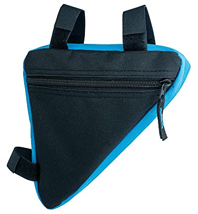 SYSTEM-S Rahmen Befestigung Fahrrad Tasche, Schwarz-Blau, Standard