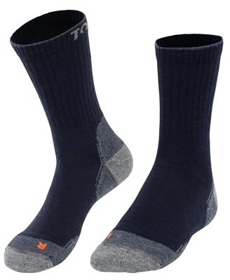 TOM FYFE Premium Merino Wandersocken - Unisex - OEKO-TEX® - Atmungsaktive Trekkingsocken aus Merinowolle - geruchshemmend & feuchtigkeitsregulierend – Made in Europe