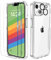 ORETECH für iPhone 14 Hülle, mit [2X Displayschutzfolie + Kameraschutz] Stoßfest Kratzfeste Schutzhülle [Militärschutz] Bumper Transparent Handyhülle für iPhone 14 Case 6.1-Durchsichtig