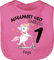 Baby Lätzchen - 1. - Aufgepasst Welt Ich bin jetzt 1 Einhorn Geburtstag I Ich bin 1 Geschenk 1 Jahr I Erster Geburtstag Geschenkideen mit Name - Unisize - Pink - personalisierte geschenke zum