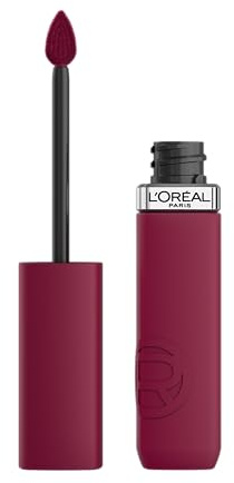 L'Oréal Paris Flüssiger Lippenstift Intensive Farbe Longwear Matte Formel mit Hyaluronsäure Transfer- und wischfest Unfehlbar Matte Resistenz Farbton:560 Pay Day