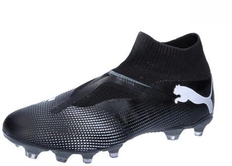 PUMA Future 7 Match+ LL FG/AG, Soccer Shoe Hombre, Black White, 40 EU
