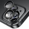 KoGiio Pellicola Fotocamera Compatibile con iPhone 15/ iPhone 15 Plus, Vetro Temperato 9H Anti Graffio Protezioni per Obiettivi, HD Lega Alluminio Lente Protezione per 15/15 Plus - Nero