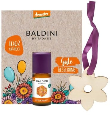 Baldini Gute Besserung Mini-Duftset mit Holzblume