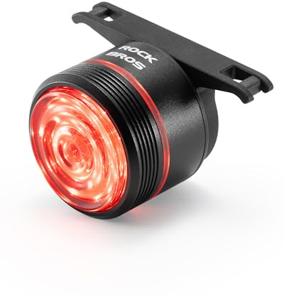 ROCKBROS Bike Tail Light Smart Brake Sensing Rear Bike Light Led Bike Lights,Type C USB Rechargeable,IPX6 Waterproof Bike Light for Night Riding