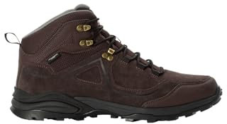 Jack Wolfskin Herren Sunset Hike Texapore MID M Wanderschuh, Dark Oak, 43 EU