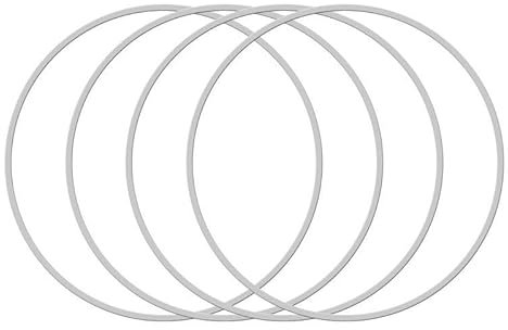 CXOCSOK 4 Stück Autofelgenschutzring für BMW 5 Series F10+F11 2010-2017,Felgenschutz Leichtmetallfelgenschutz Antikollisions Kratzdekorstreifen,20inch White