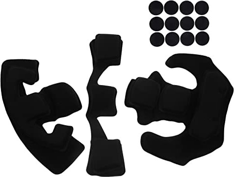 VANZACK Helmpolster für Taktischen Schutzhelm Stoßabsorbierend und Atmungsaktiv aus Weichem Schwamm und Lint Material Passend für Motorrad und Fahrradhelme
