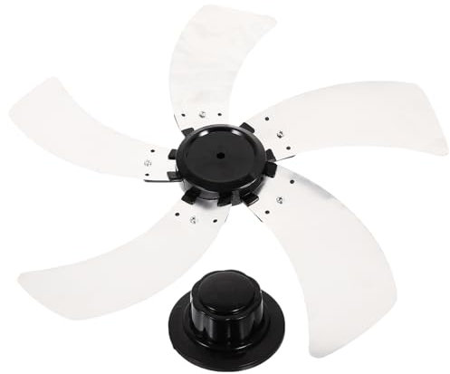 HOLIDYOYO Aspas De Ventilador De Pie 5 Hojas Aspas De Ventilador De Aluminio De 17 Pulgadas Repuesto Para Mesa Piso Pedestal Suministros De Reparación