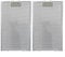 2Pcs Cooker Hood Metal Grease Filter, 460 X 260Mm Silver Cooker Hood Filters Metal Grease Filter Mesh, For Kitchen Extractor Vent
