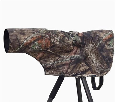 ROLANPRO Regenmantel für Teleobjektiv, Größe L, 90 cm Länge, für Sigma 300–600.400 mm f/2.8, 500 mm f/4, 600 mm f/4, 800 mm f/5.6 Objektiv, #23 Dschungel, wasserdicht