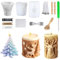 Silikonform Weihnachten,Silikonformen Gießformen,Kerzen Formen Silikon,Kerzen Selber Machen Set,Kerzenformen zum Gießen,Kerzen Selber Machen Set Weihnachten,Kerzenform Silikon,für Kerzen Deko