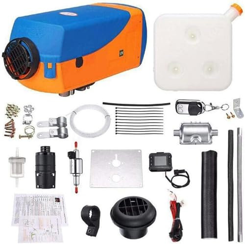 LYJYUJIE Réchauffeur d'air à Carburant Diesel 12V 5KW pour Voitures camions Camping-Cars Bateaux Bus Van ~/