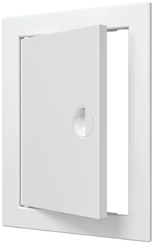 Puerta de inspección de 20 x 25 cm, color blanco, tapa de inspección de plástico ABS, puerta de mantenimiento, puerta de servicio, para inspección y cubierta, puerta de inspección, puerta de acceso