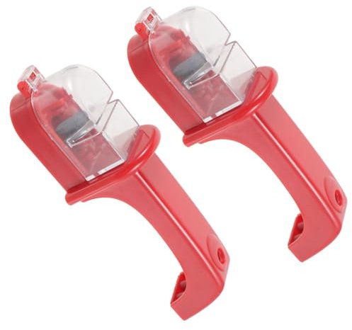 Toddmomy 2stücke Teiliges Ergonomisches Messerschärfgerät Praktischer Küchenschärfer Für Täglichen Gebrauch Für Scheren Und Schneidewerkzeuge