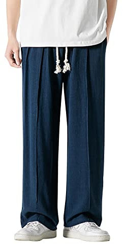 Pantaloncini Lavoro Salopette Uomo Jeans Taglie Forti Pantaloni Lino Estivi A Righe Sportivi Cotone di Elefante Lo