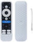Custodia per onn Google TV 4K Pro 2024, Custodia protettiva in silicone per telecomando, custodia protettiva antiscivolo con cordino (Bianco)