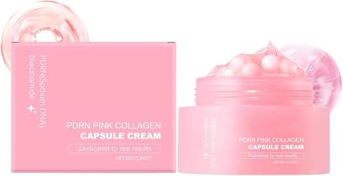 Feuchtigkeitsspendende Collagen-Kapselcreme, Feuchtigkeitscreme für das Gesicht, Hautreparaturcreme, pflegende, beruhigende Feuchtigkeitscreme für das Gesicht, für alle Hauttypen