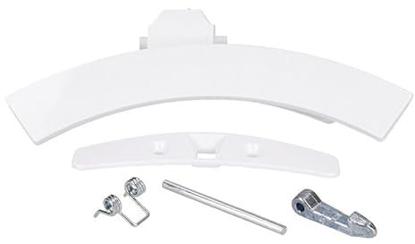 LUTH Premium Profi Parts Juego de manija de puerta compatible con Electrolux 4055137402 compatible con - Compatible con 10102497 para lavadora