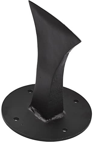 Aoresac Heavy Duty Wood Stove Splitter, Small Firewood Kindling Splitter Manual Log Splitter for, Practical Tool with Silicone Cover, Round Base and Mounting Holes, Made of Metal