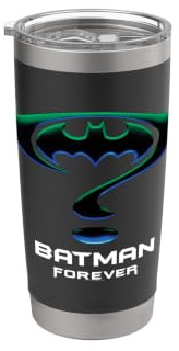 Batman Forever Logo with Title Stainless Steel Insulated Tumbler
